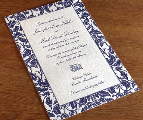 victorian wedding invitation design Winter Holiday Proposal Contest Photo